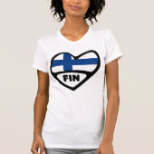 Finnland - Ländercode - Herd, FIN T-Shirt (Vorderseite)