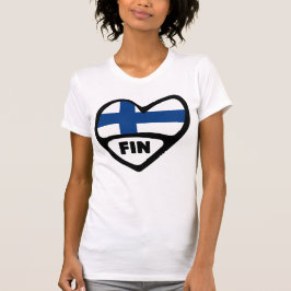 Finnland - Ländercode - Herd, FIN T-Shirt