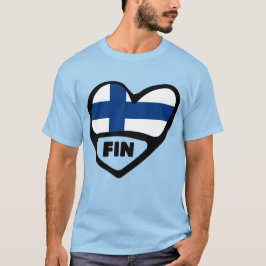 Finnland - Ländercode - Herd, FIN T-Shirt