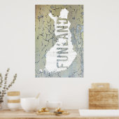 Finnland Landesposter/Print 3 Poster (Küche)
