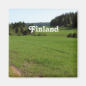 Finnland Landschaft Magnet (Vorne)