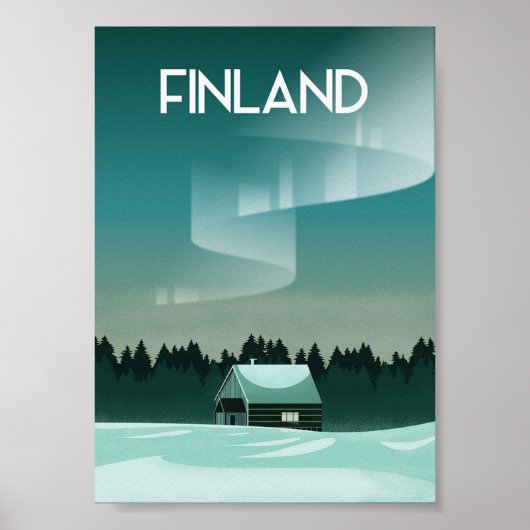 Finnland - Lappland - Winter Poster (Vorne)