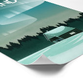 Finnland - Lappland - Winter Poster (Ecke)