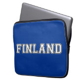 Finnland Laptopschutzhülle (Vorderseite Links)