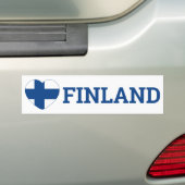 Finnland Liebe Autoaufkleber (Auf Auto)
