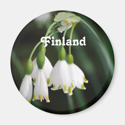 Finnland Lily of the Valley Magnet (Vorne)
