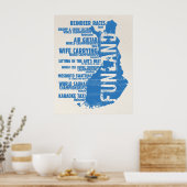 Finnland Liste 2 Kolossalposter/Print Poster (Küche)