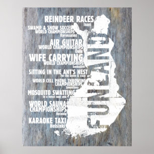 Finnland Liste 4 Kolossale Poster/Print Poster