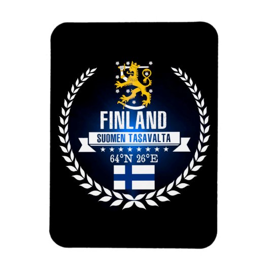 Finnland Magnet (Vertikal)