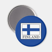Finnland Magnet (Vorderseite/Rückseite)