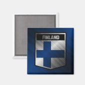 Finnland Magnet (Vorderseite/Rückseite)