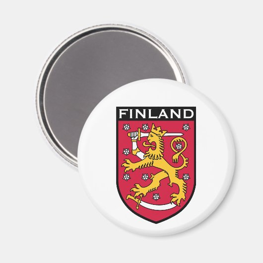 Finnland Magnet (Vorderseite/Rückseite)