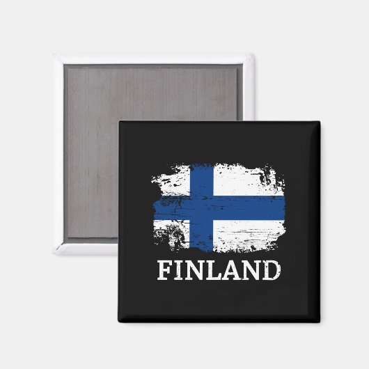 Finnland Magnet (Vorderseite/Rückseite)