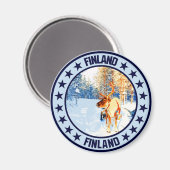Finnland Magnet (Vorderseite/Rückseite)