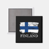 Finnland Magnet (Vorderseite/Rückseite)