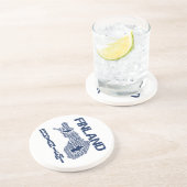 FINNLAND MAP Untersetzer - Rovaniemi (Seite)