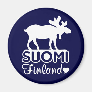 Finnland Moose-Magnet Magnet