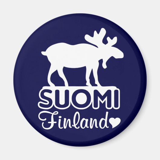 Finnland Moose-Magnet Magnet (Vorne)