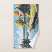 Finnland - Naturdarstellung Handtuch (Handtuch)