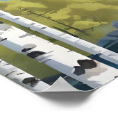 Finnland - Naturdarstellung Poster (Ecke)