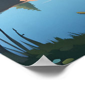 Finnland - Naturdarstellung Poster (Ecke)