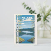 Finnland - Naturdarstellung Postkarte (Stehend Vorderseite)