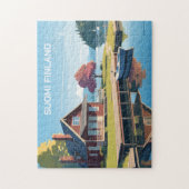 Finnland - Naturdarstellung Puzzle (Vertikal)