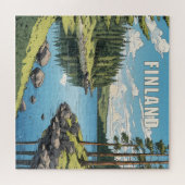 Finnland - Naturdarstellung Puzzle (Horizontal)