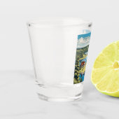 Finnland - Naturdarstellung Schnapsglas (Links)
