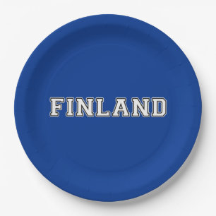 Finnland Pappteller