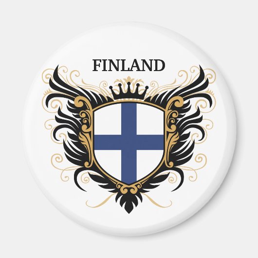 Finnland [personalisieren] magnet (Vorne)