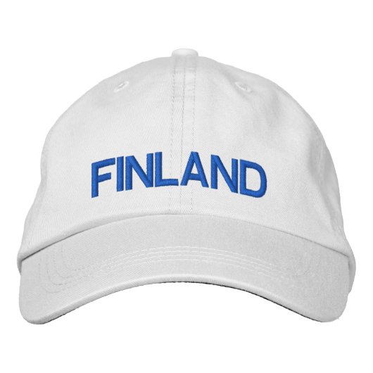 Finnland* Personalisiert anpassbarer Hut (Vorderseite)