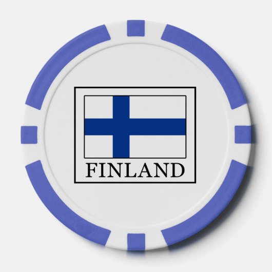 Finnland Pokerchips (Vorderseite)