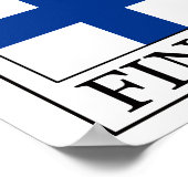 Finnland Poster (Ecke)