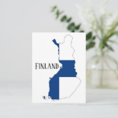 Finnland Postkarte (Stehend Vorderseite)