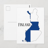 Finnland Postkarte (Vorne/Hinten)