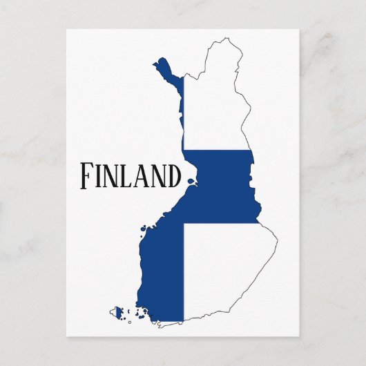 Finnland Postkarte (Vorderseite)