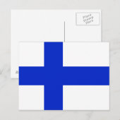 Finnland Postkarte (Vorne/Hinten)