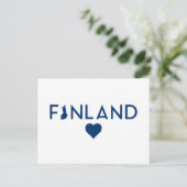 Finnland Postkarte (Stehend Vorderseite)