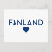 Finnland Postkarte (Vorderseite)