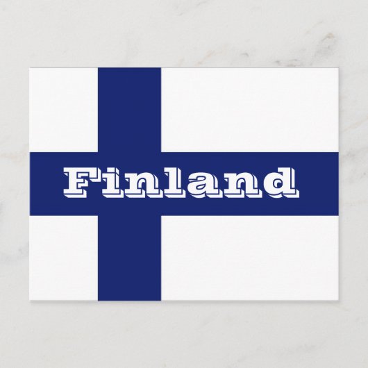 Finnland Postkarte (Vorderseite)