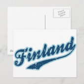 Finnland Postkarte (Vorne/Hinten)