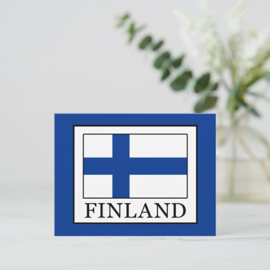 Finnland Postkarte (Stehend Vorderseite)