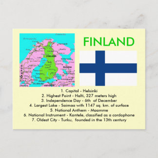 Finnland Postkarte