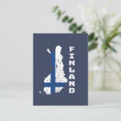 Finnland Postkarte (Stehend Vorderseite)