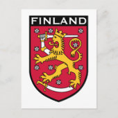 Finnland Postkarte (Vorderseite)