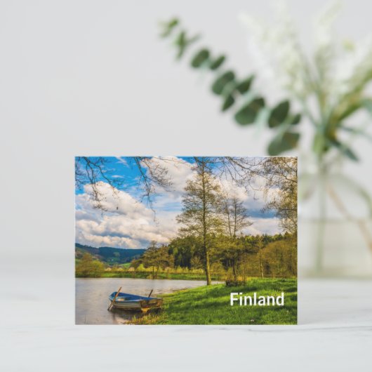 Finnland Postkarte (Stehend Vorderseite)