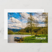 Finnland Postkarte (Vorne/Hinten)