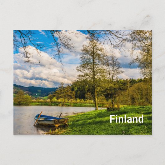 Finnland Postkarte (Vorderseite)