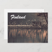 Finnland Postkarte für Touristen (Vorne/Hinten)